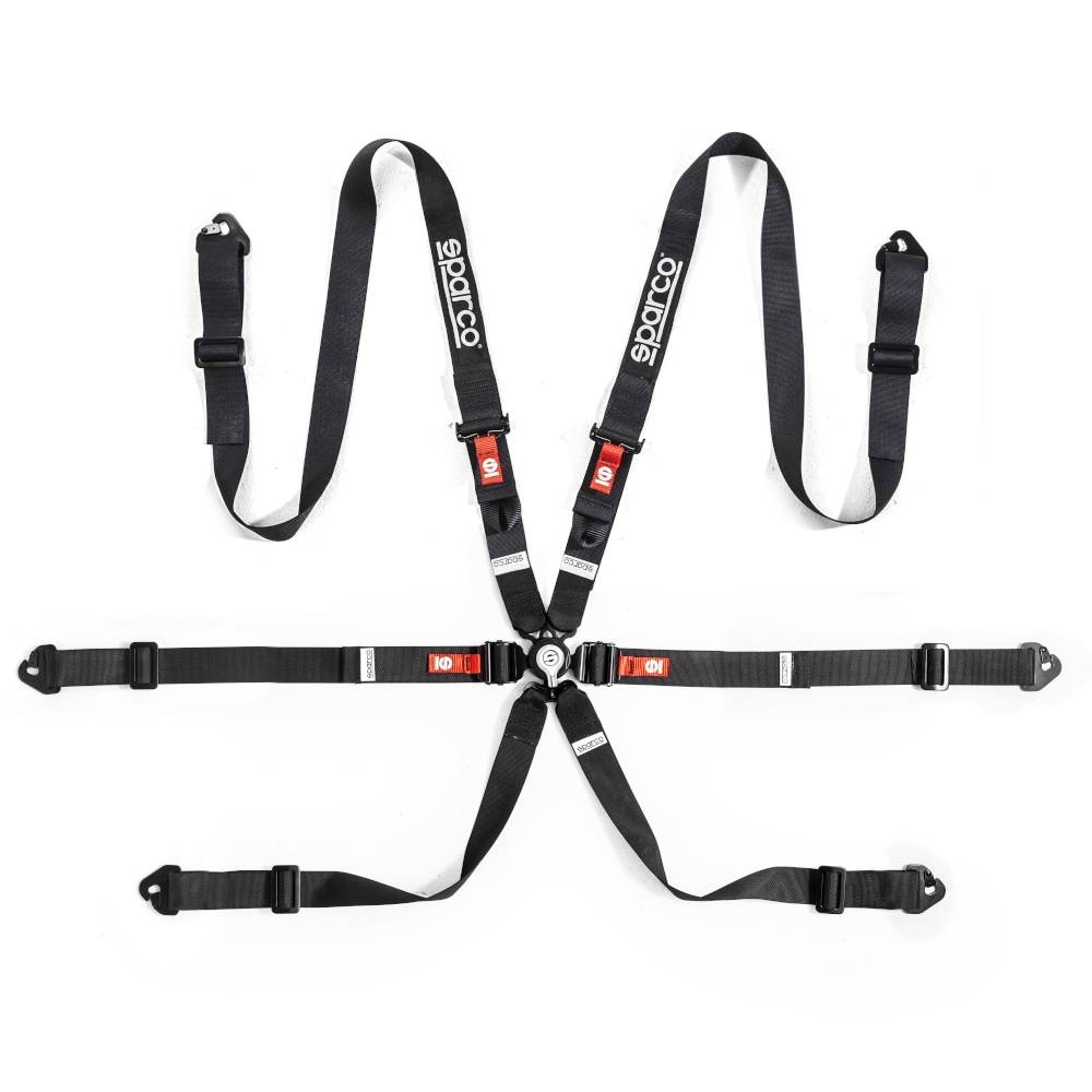 Sparco Competition H-2 PD Steel - 6 point Harness